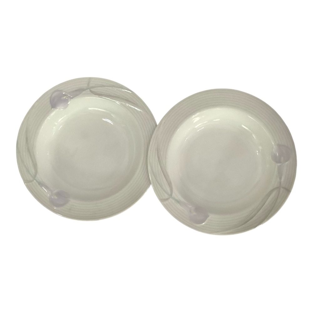 Mikasa Serenade Lavender Soup Bowls Set of 2 | LDB11 | Helena Uglow | Japan